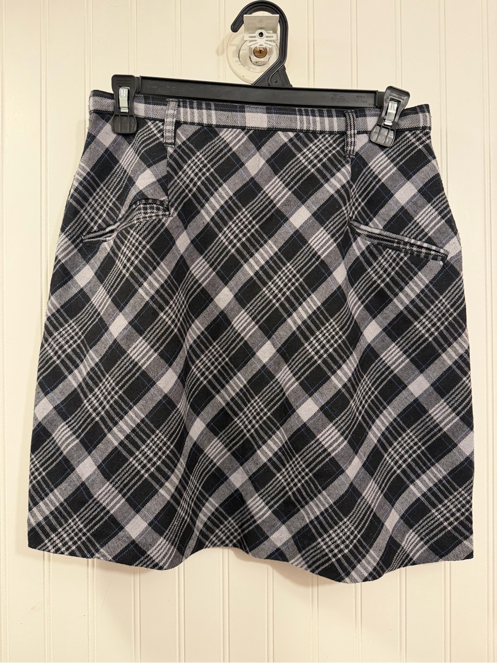 vintage plaid design skirt